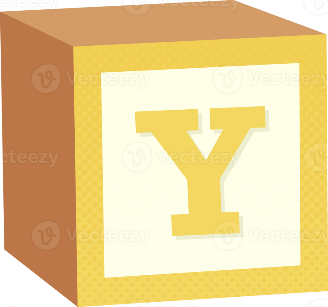 A yellow block with the letter y on it png