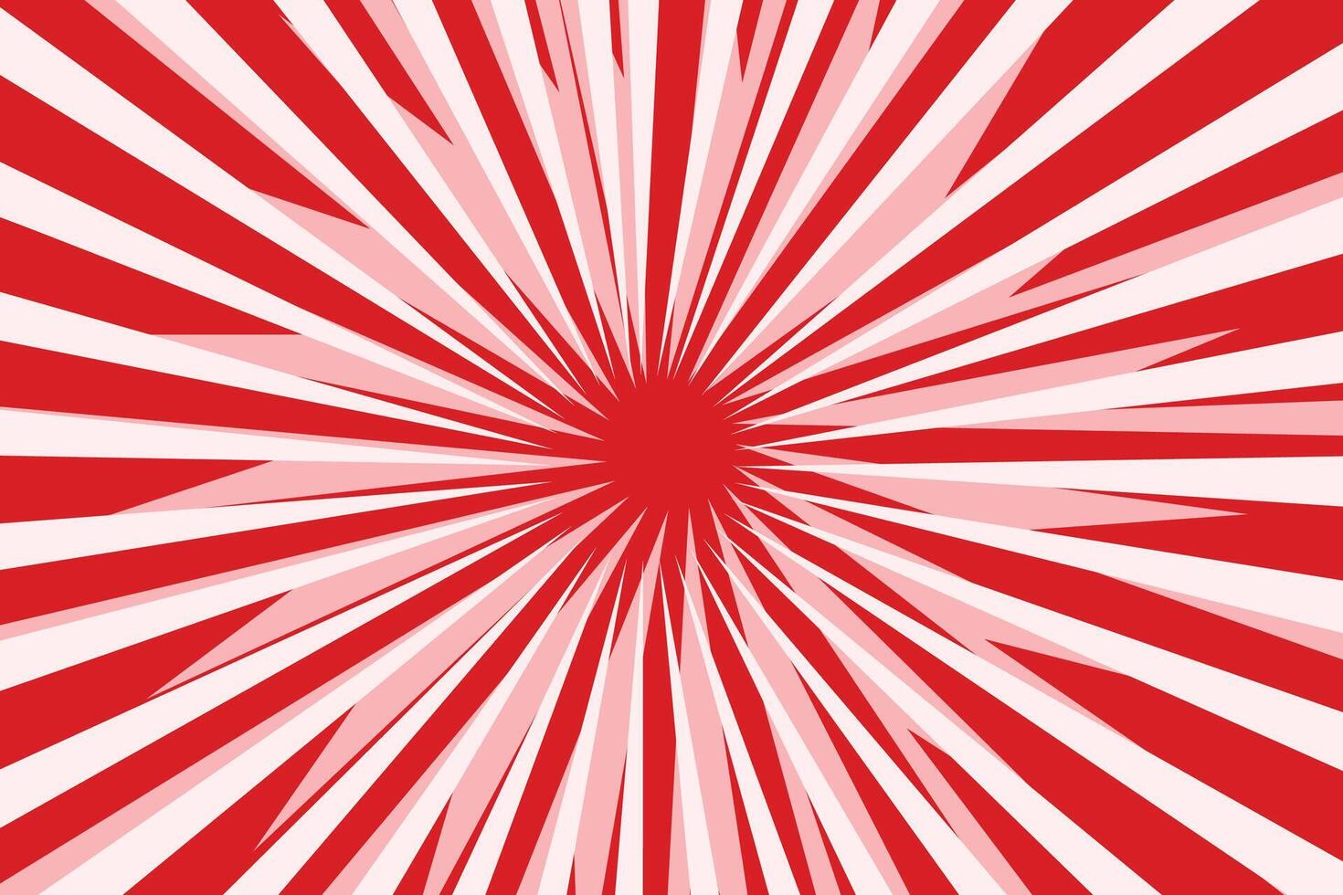 Red sun rays background, Abstract red background vector