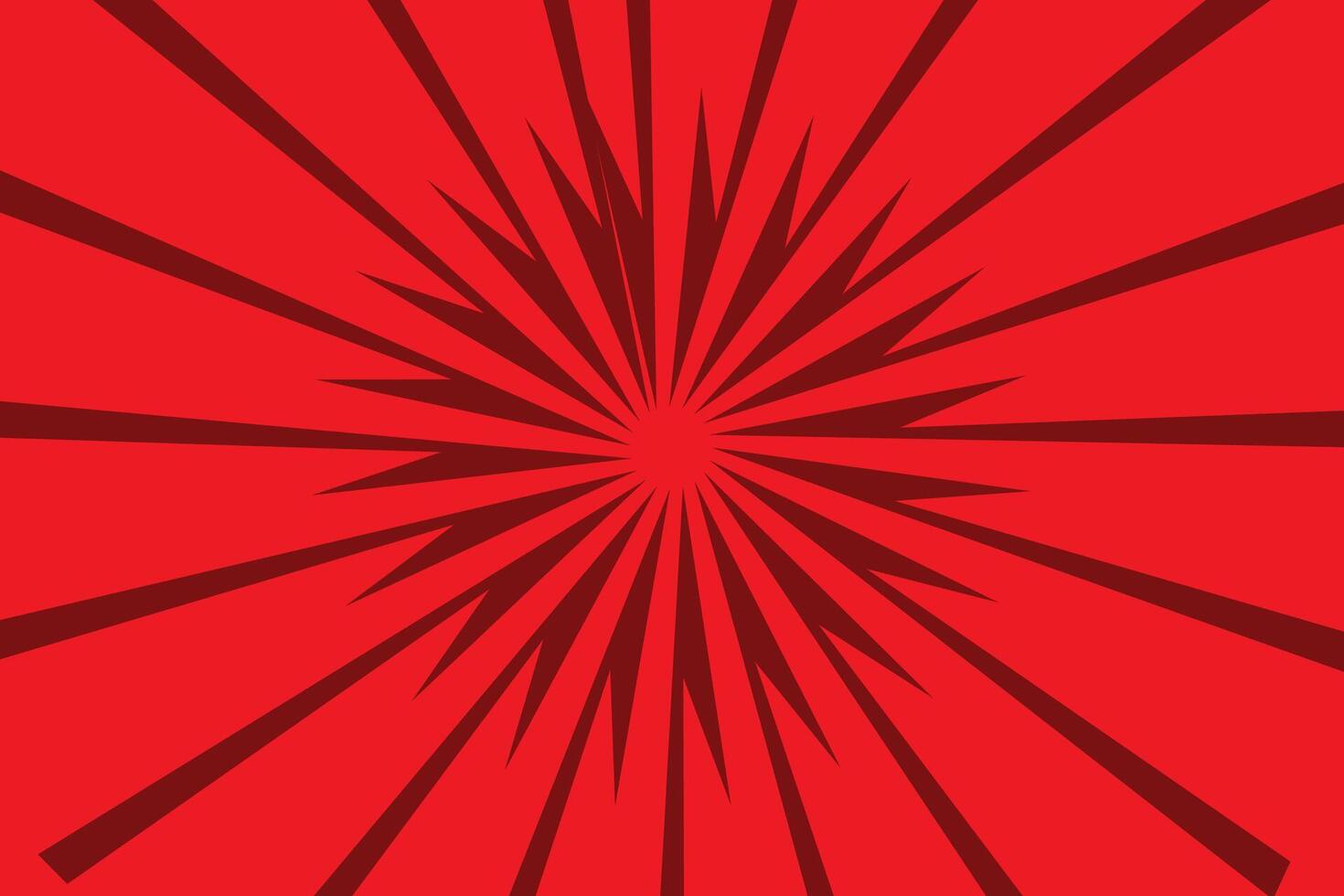 Red Abstract Background With Radiant Sunburst Pattern vector
