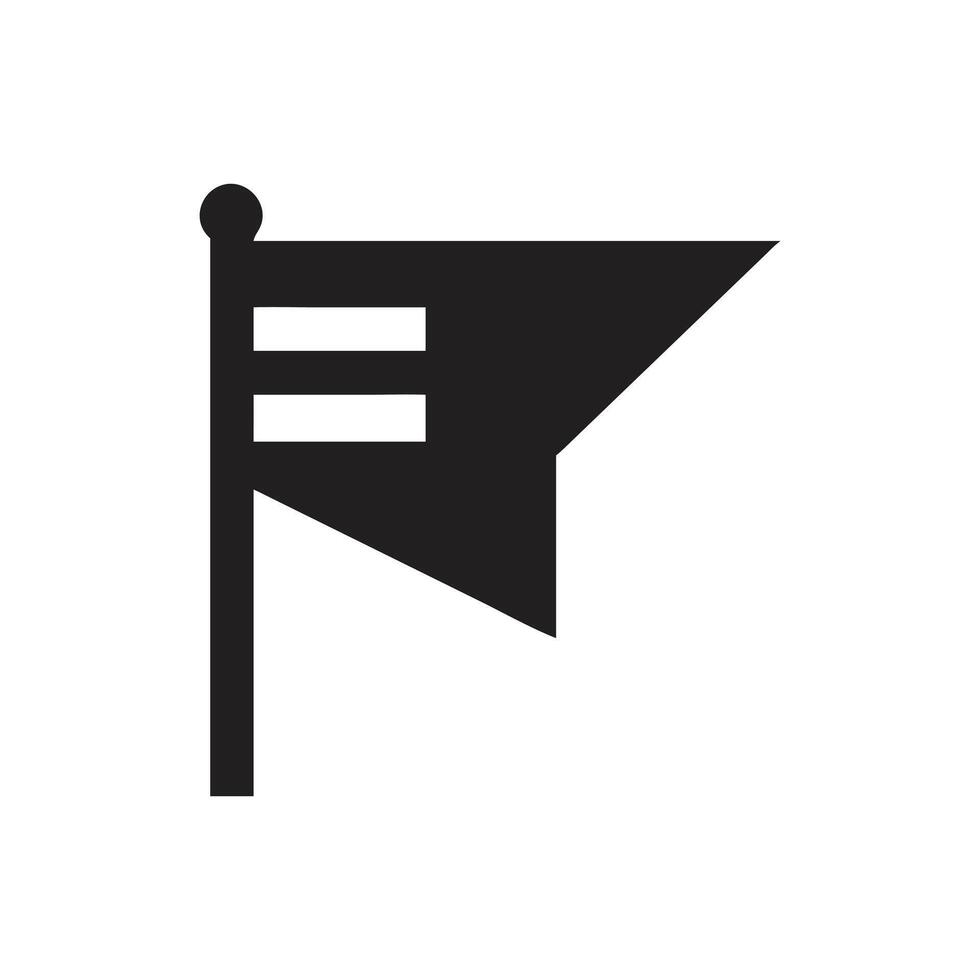 Flag icon on white background vector