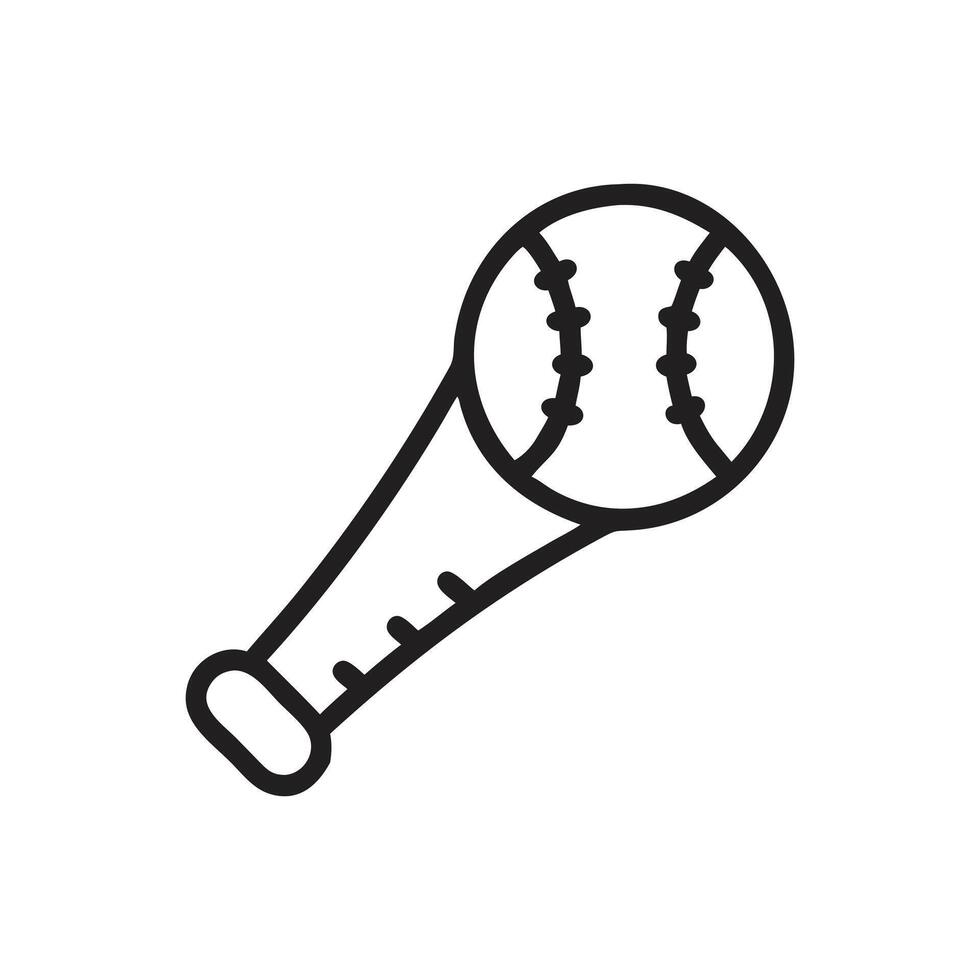 Baseball winning icon on white background vector