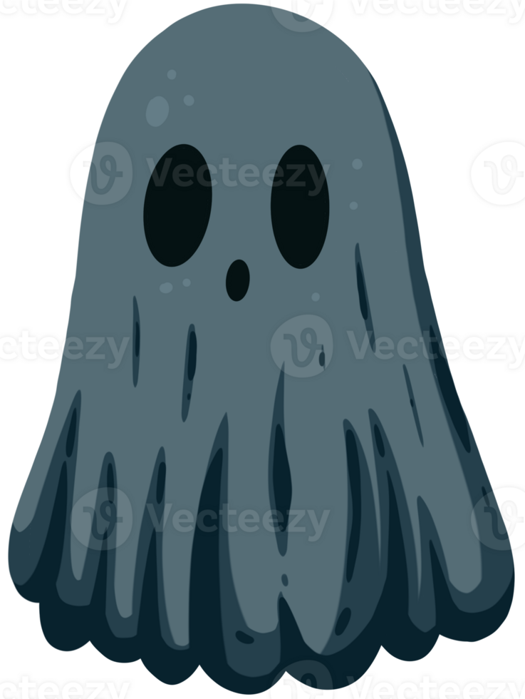 Scary ghost character, great for Halloween themes and spooky design png