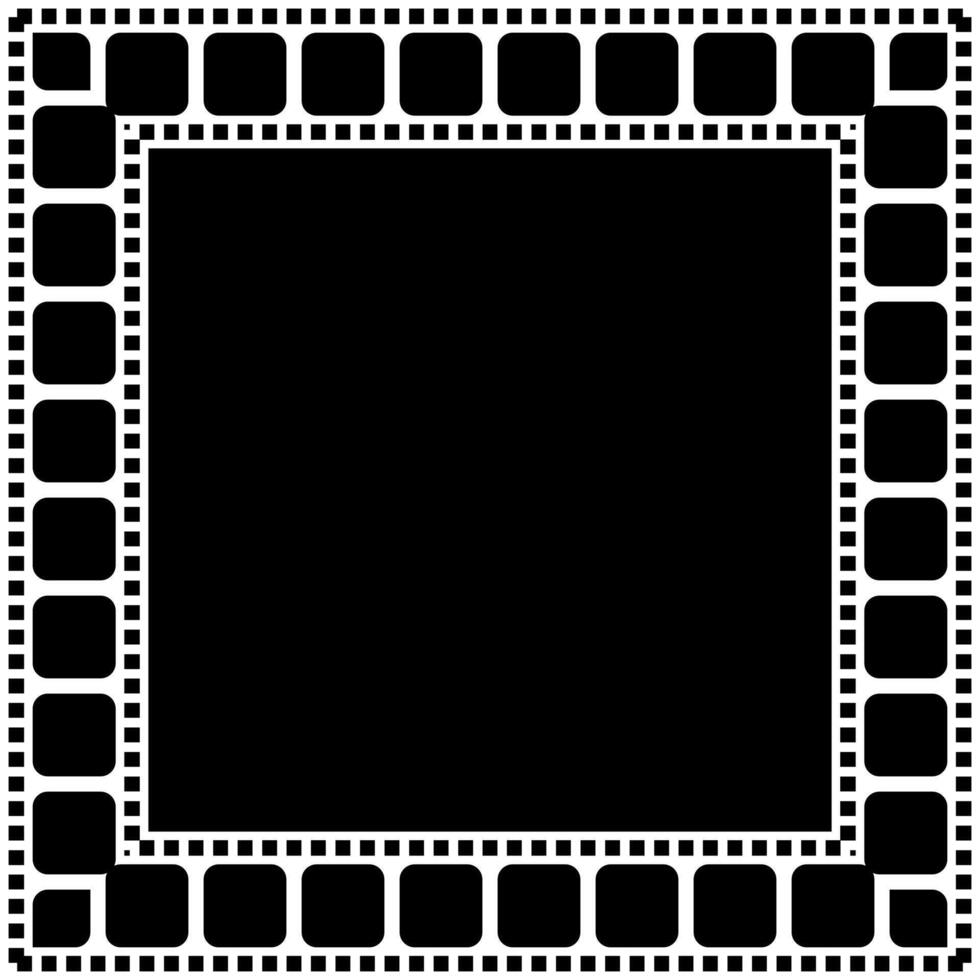 Framework inspired by film stripe, can use for frame, cover, decoration, background, wallpaper, carpet pattern or for graphic design element vector