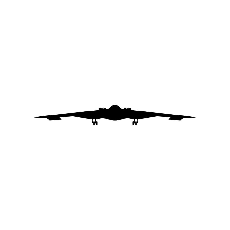 Silhouette of the Jet Fighter, Fighter Aircraft, are military aircraft designed primarily for air-to-air combat vector