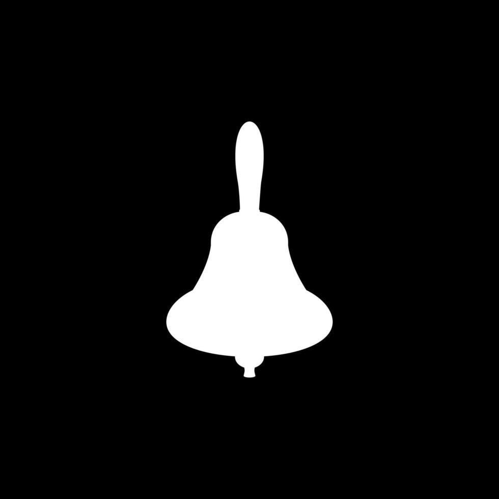 Silhouette of the Hand Ringing Bell, Flat Style, can use for Pictogram, Apps, Website, Logo, Art Illustration, of Graphic Design Element vector