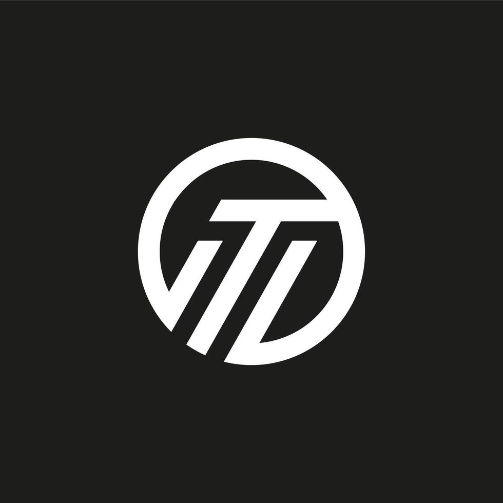 The logo for tt is shown in a black and white image vector