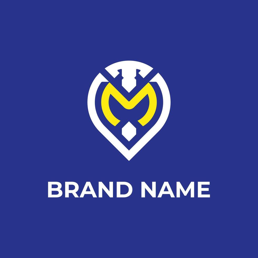 A logo for a company that is called brand name vector
