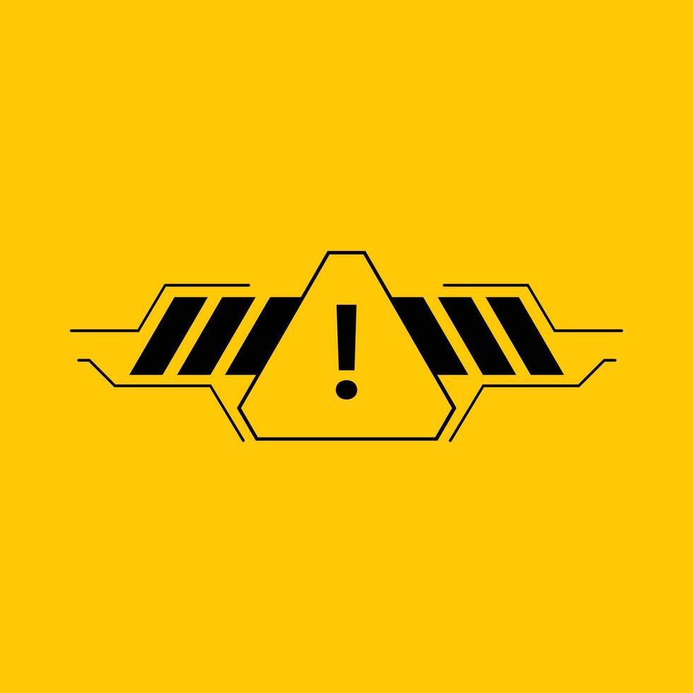 Warning Symbols and Safety Icon with exclamation point vector