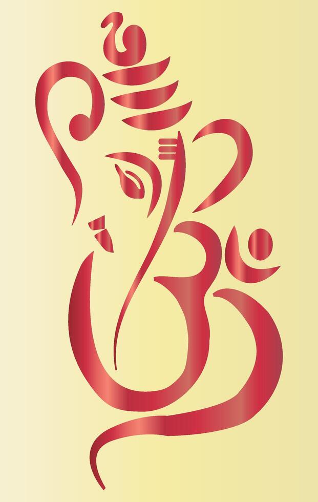 vibrant ganesh poster background vector