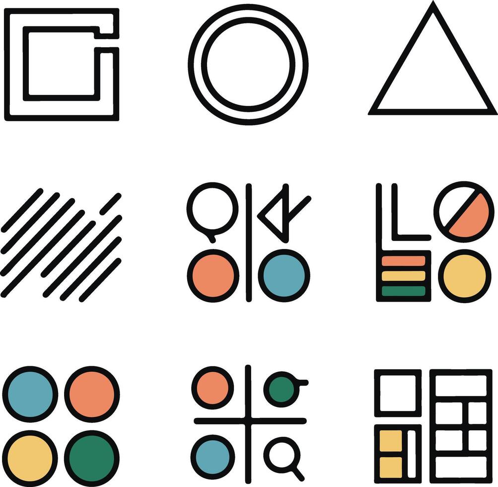 Graphics design elements vector