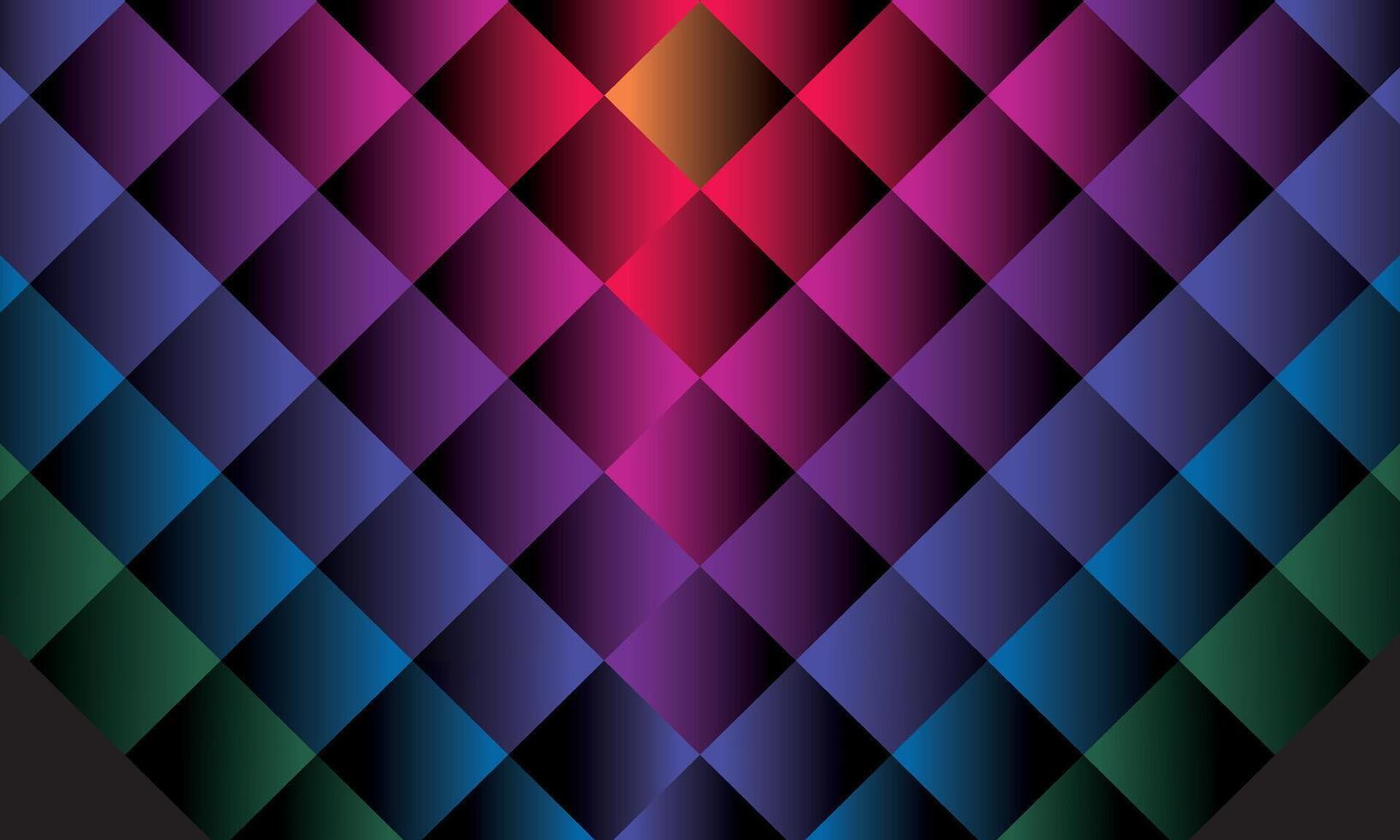Neon Diamond Pattern Abstract background vector