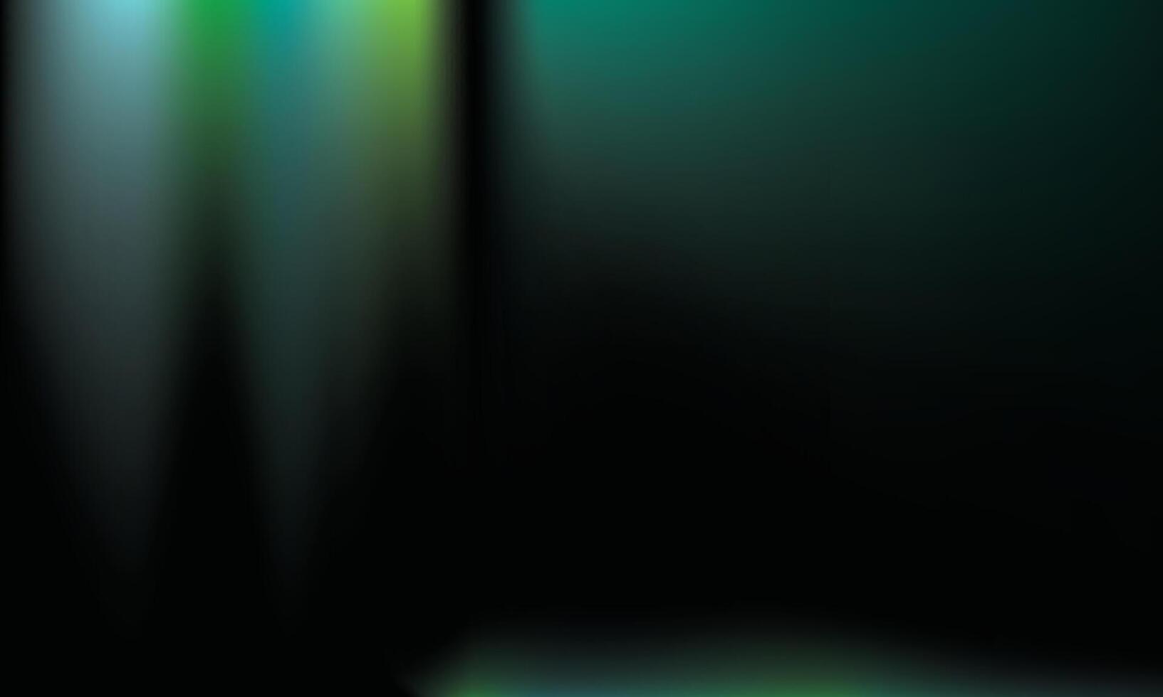 Abstract Green Light Leak Background vector