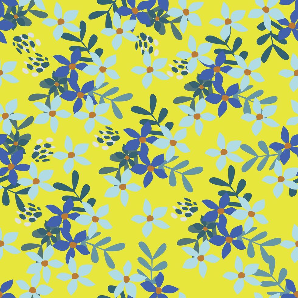 pattern flower seamless vector