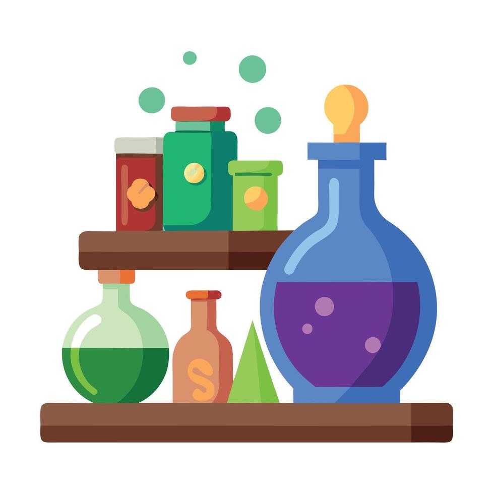 Chemistry laboratory laboratory chemical laboratory chemical laboratory illustration vector