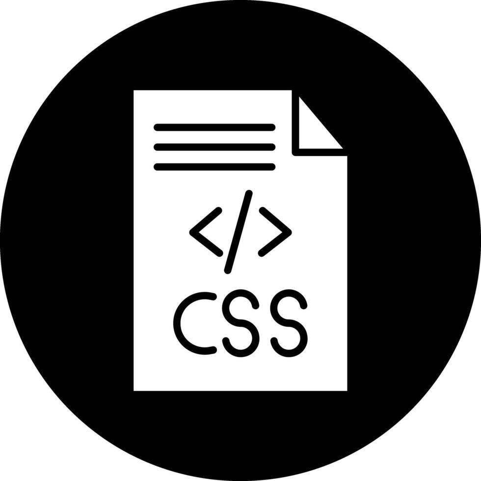 CSS Code Illustration Icon vector