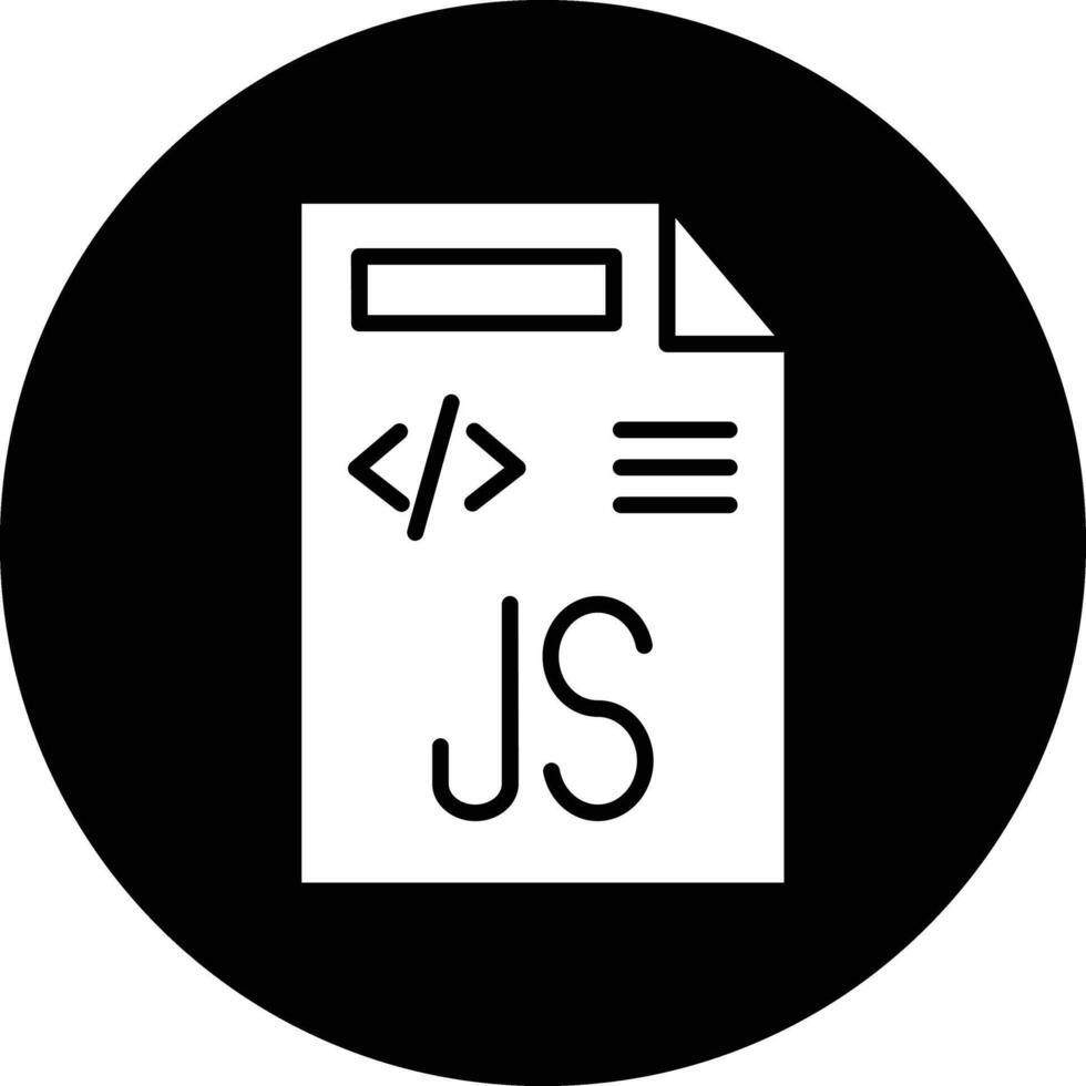 Javascript File Illustration Icon vector