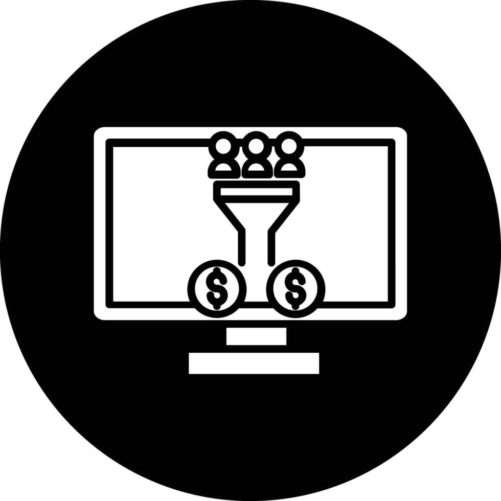Conversion Marketing Illustration Icon vector