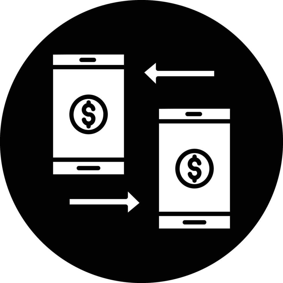 Money Transfer Illustration Icon vector
