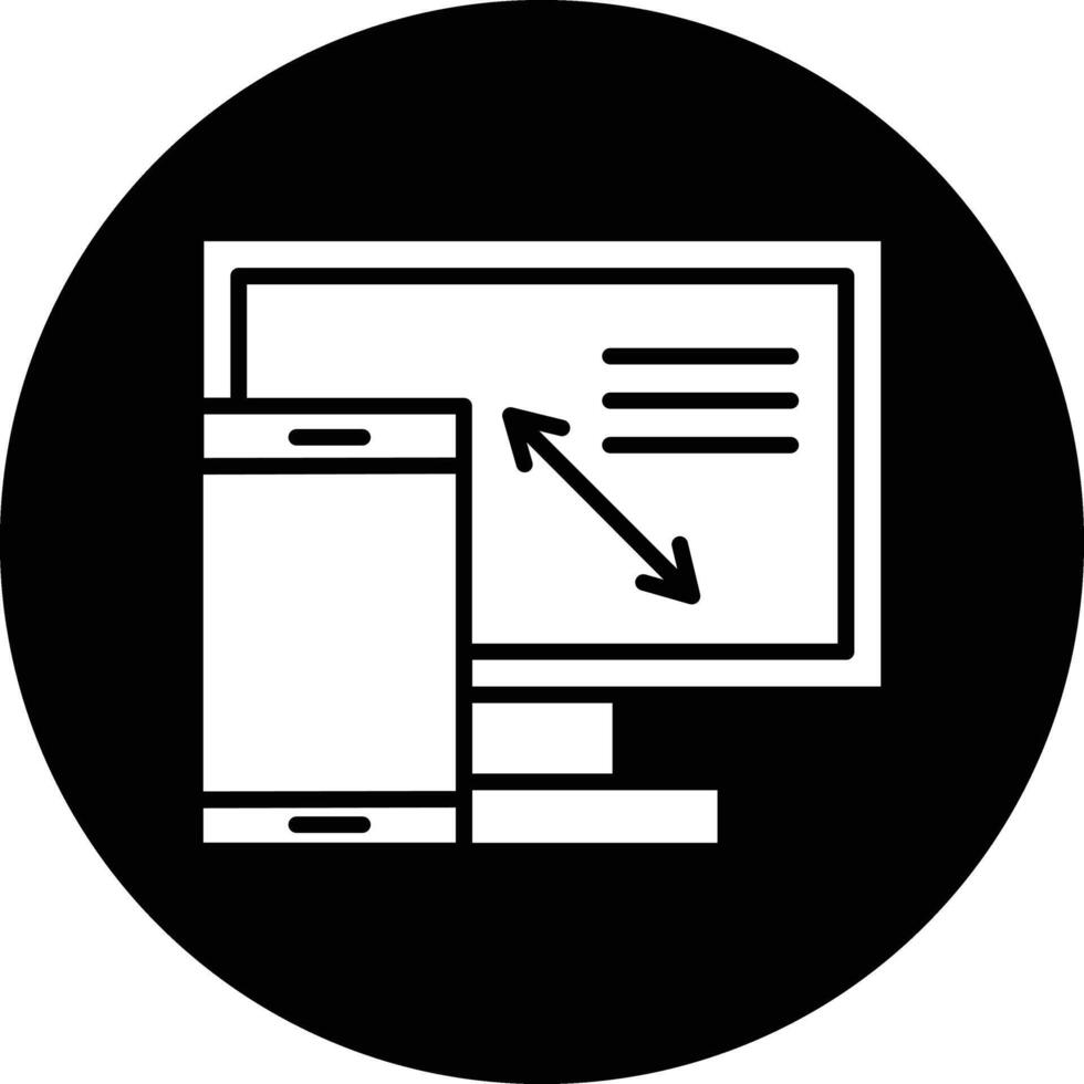 Responsive Design Illustration Icon vector