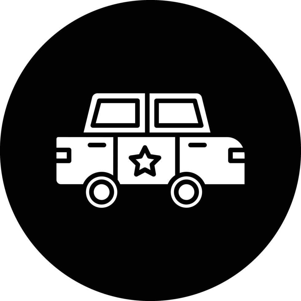 Police Car Illustration Icon vector