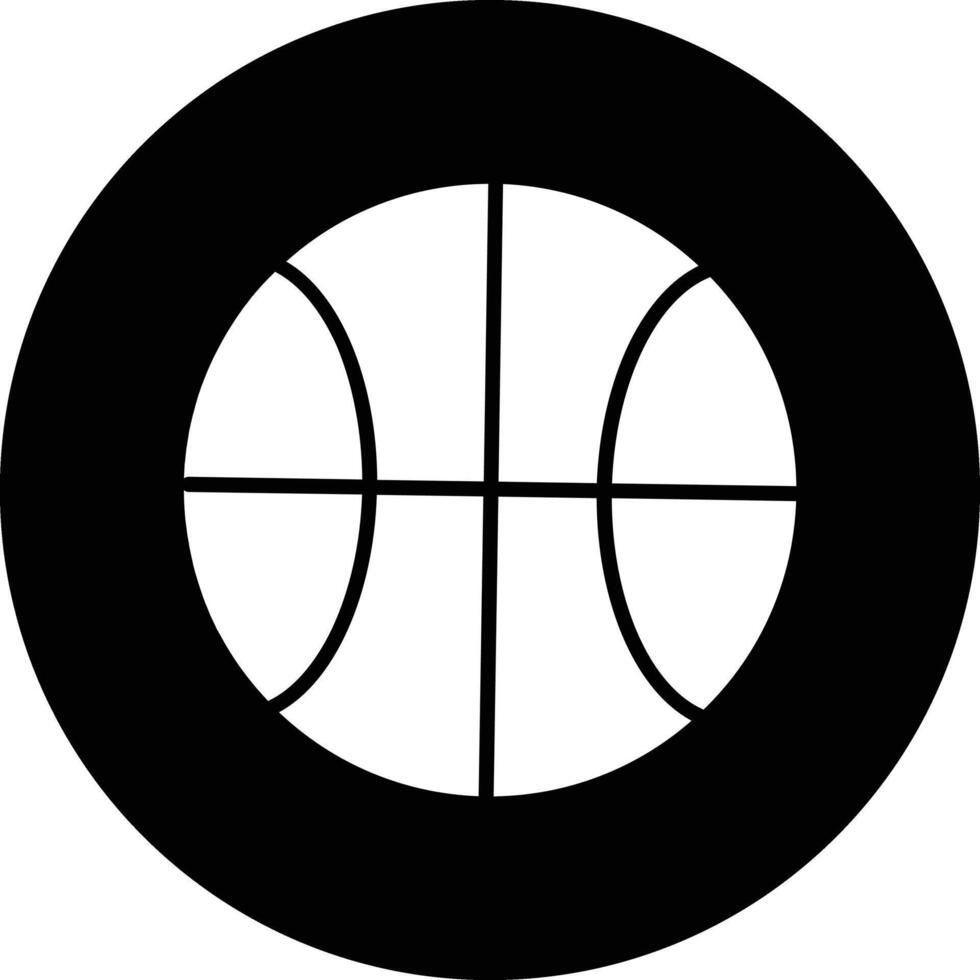 Basketball Illustration Icon vector