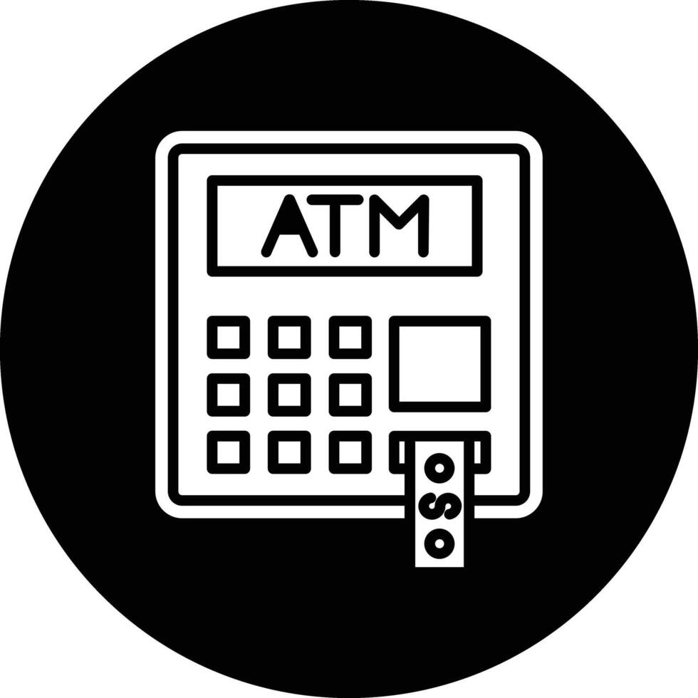 ATM Illustration Icon vector
