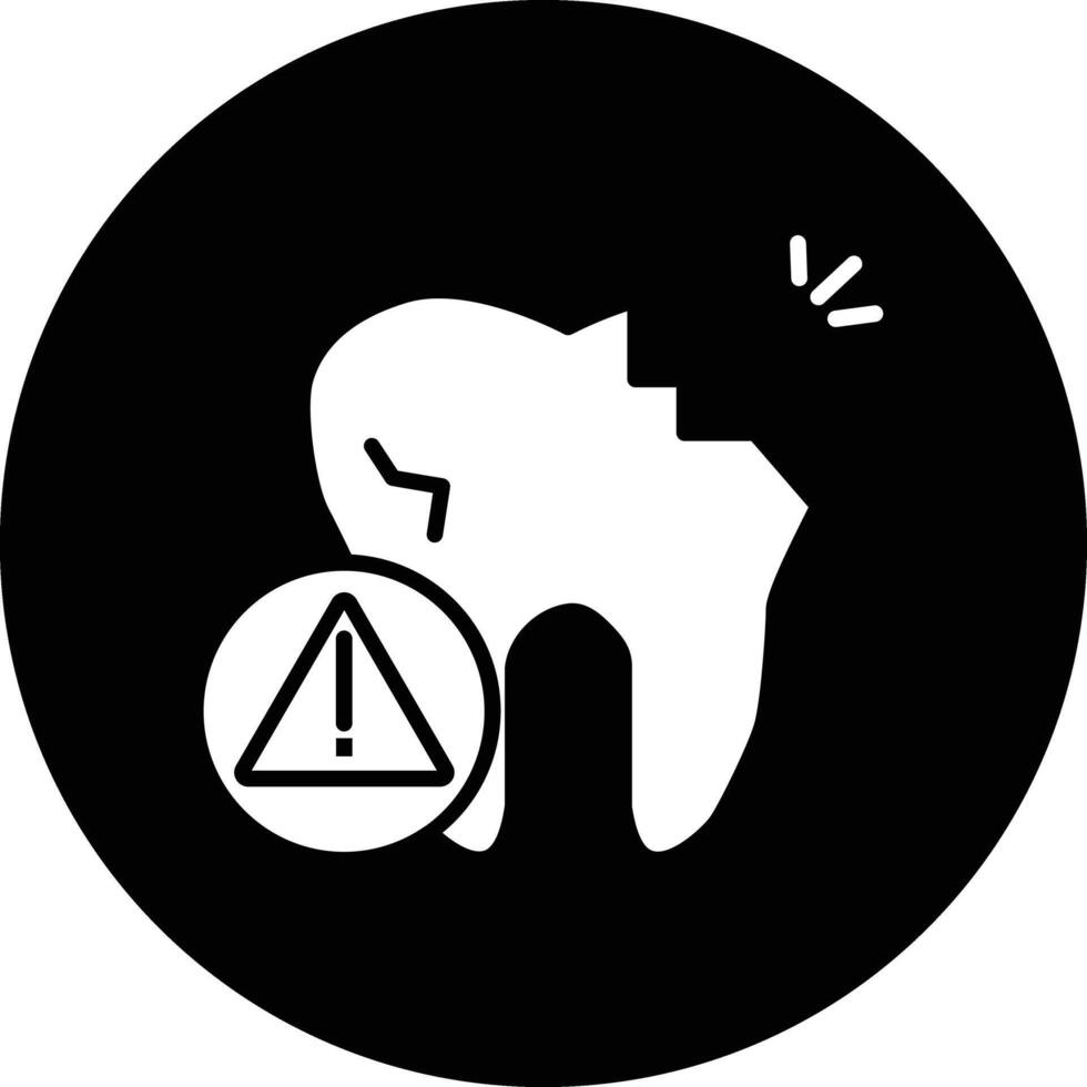 Tooth Problem Illustration Icon vector