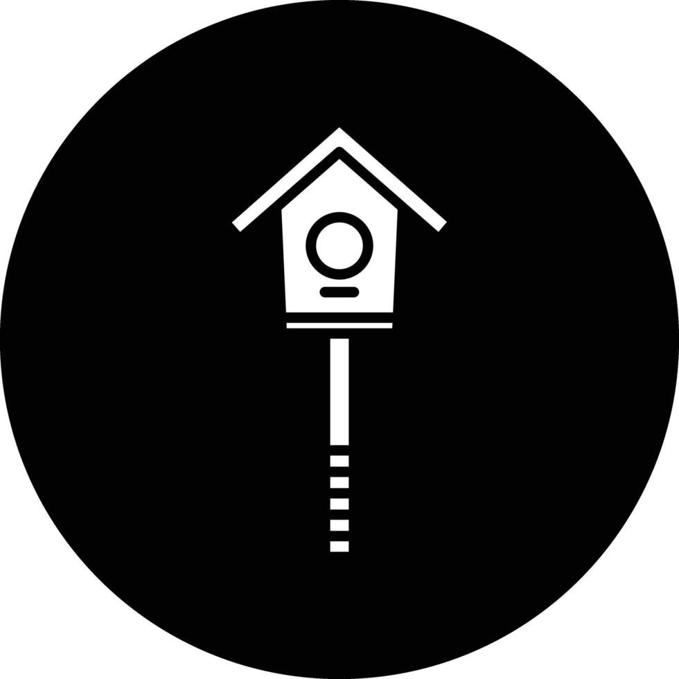 Bird House Illustration Icon vector