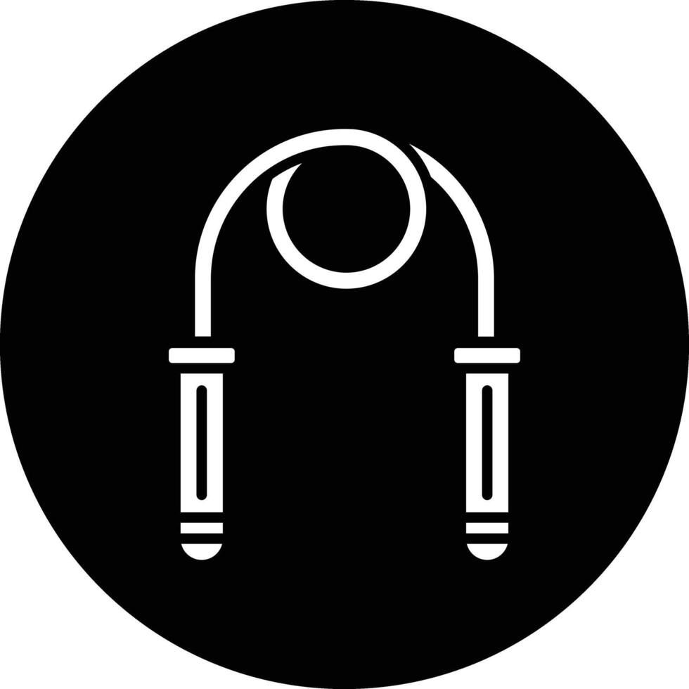 Skipping Rope Illustration Icon vector
