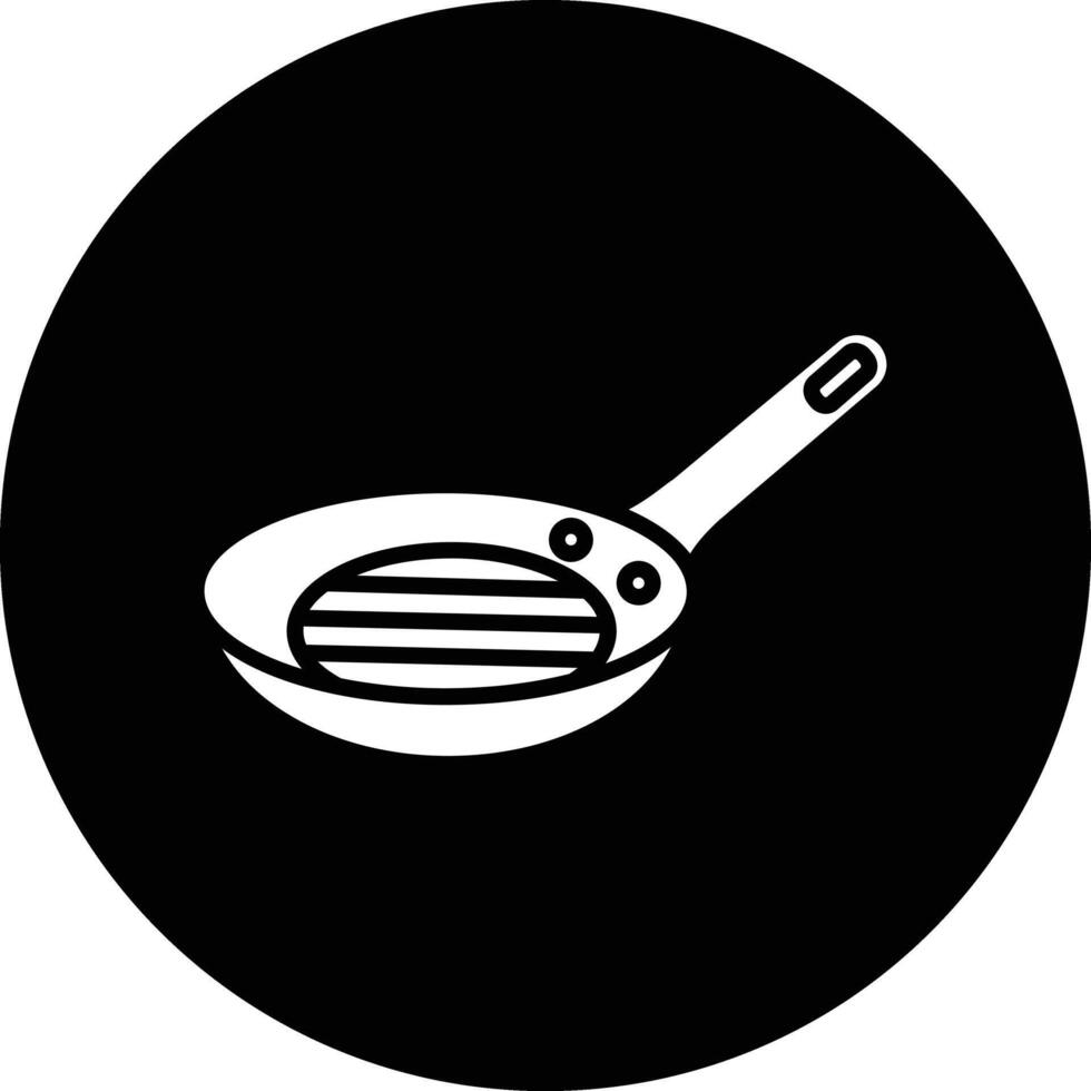 Frying Pan Illustration Icon vector
