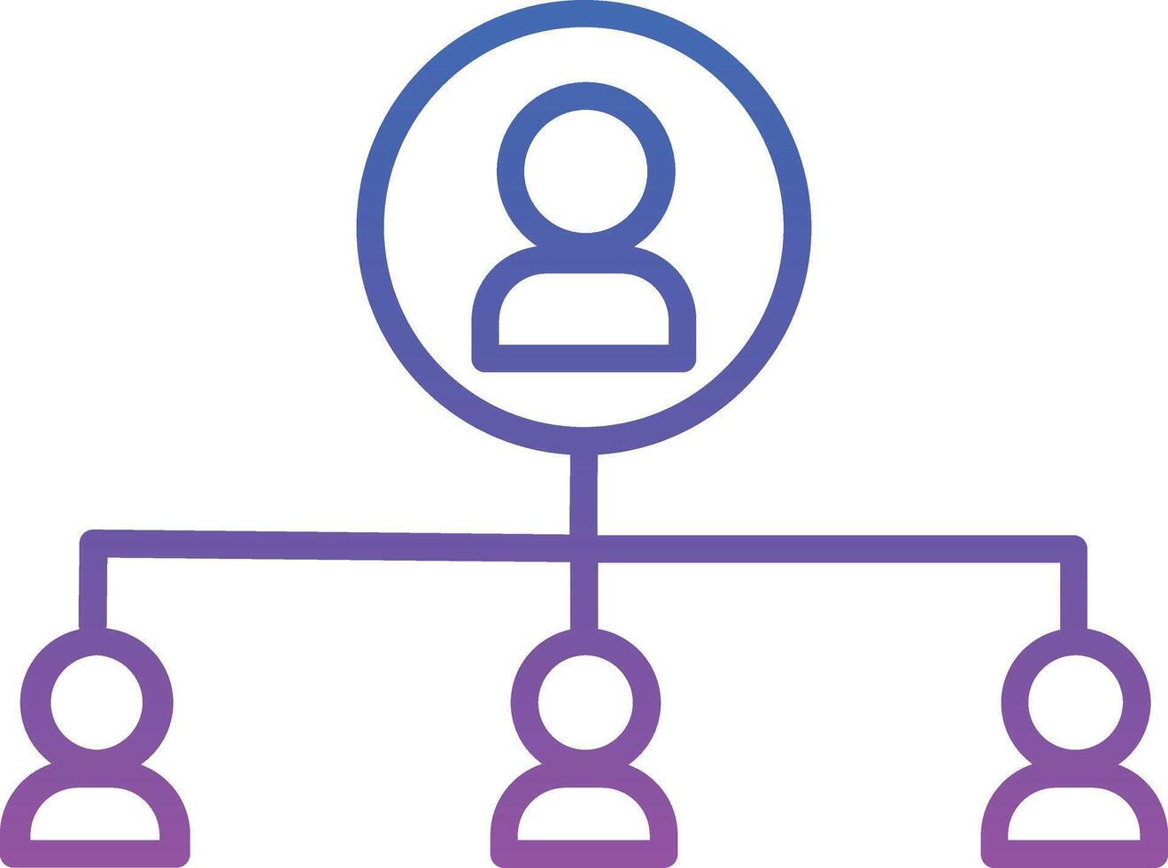 Hierarchy Illustration Icon vector