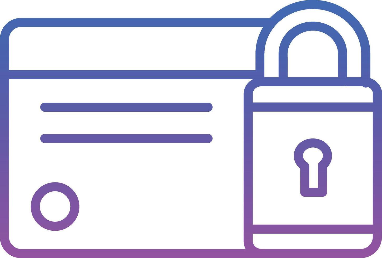 Secure Payment Illustration Icon vector