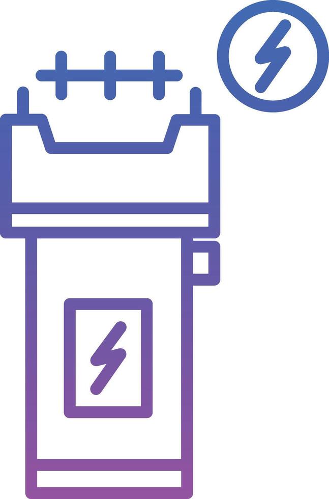 Stun Gun Illustration Icon vector