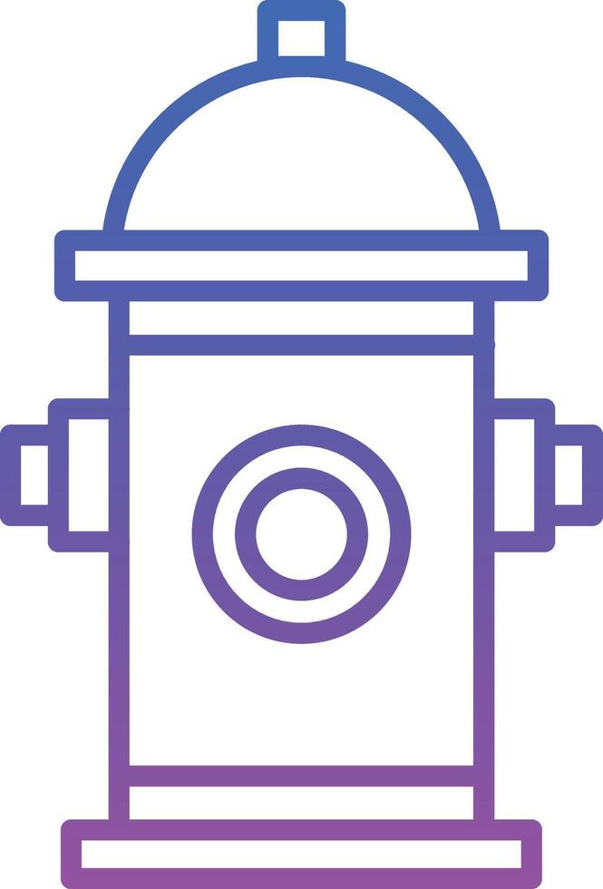 Hydrant Illustration Icon vector