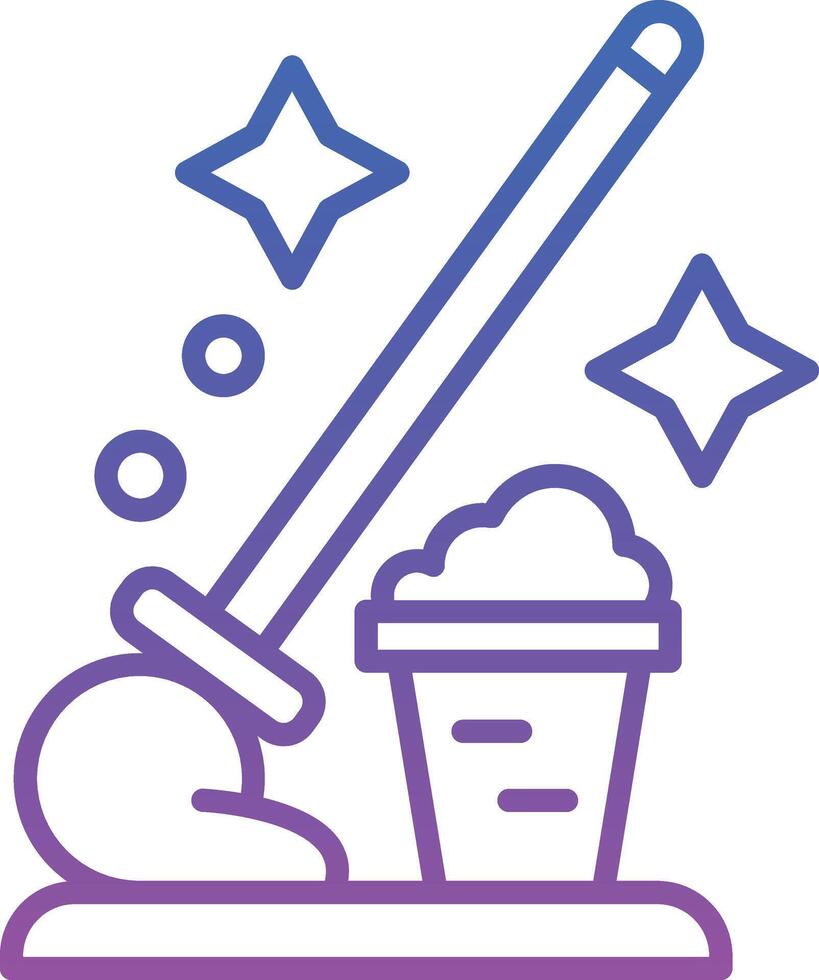 Cleaning Illustration Icon vector