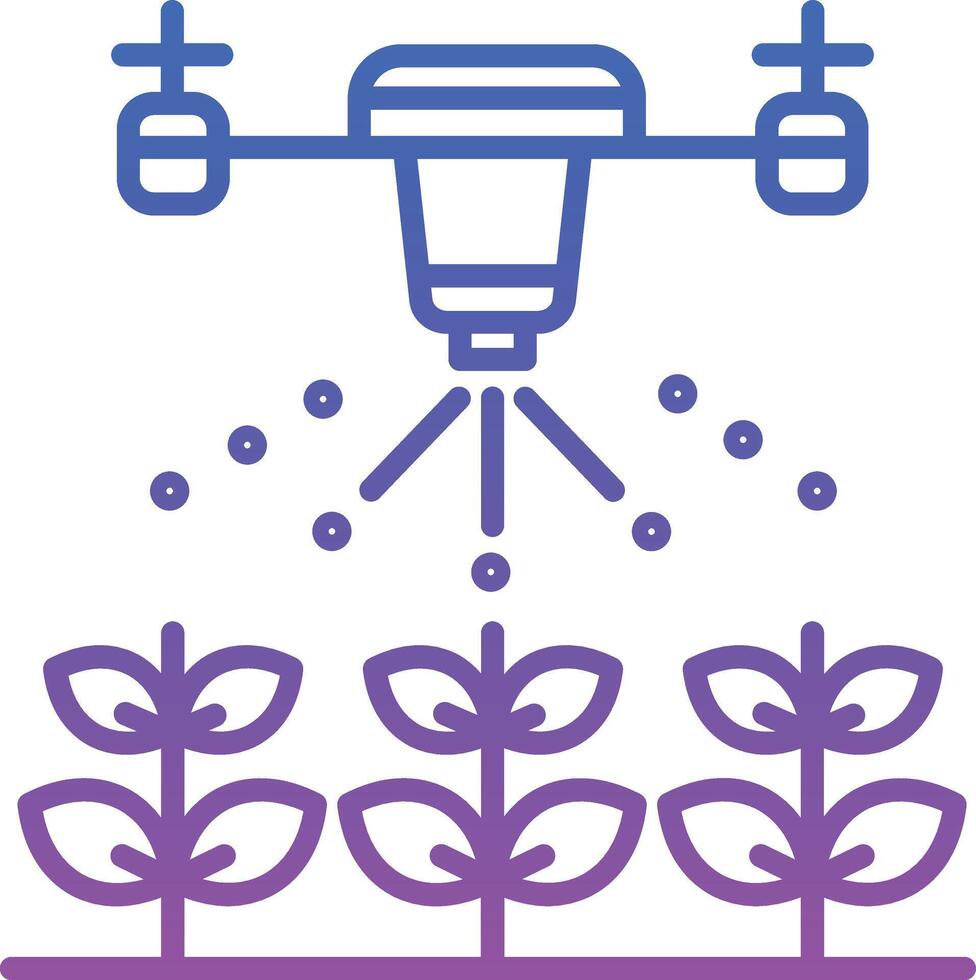 Smart Farming Illustration Icon vector
