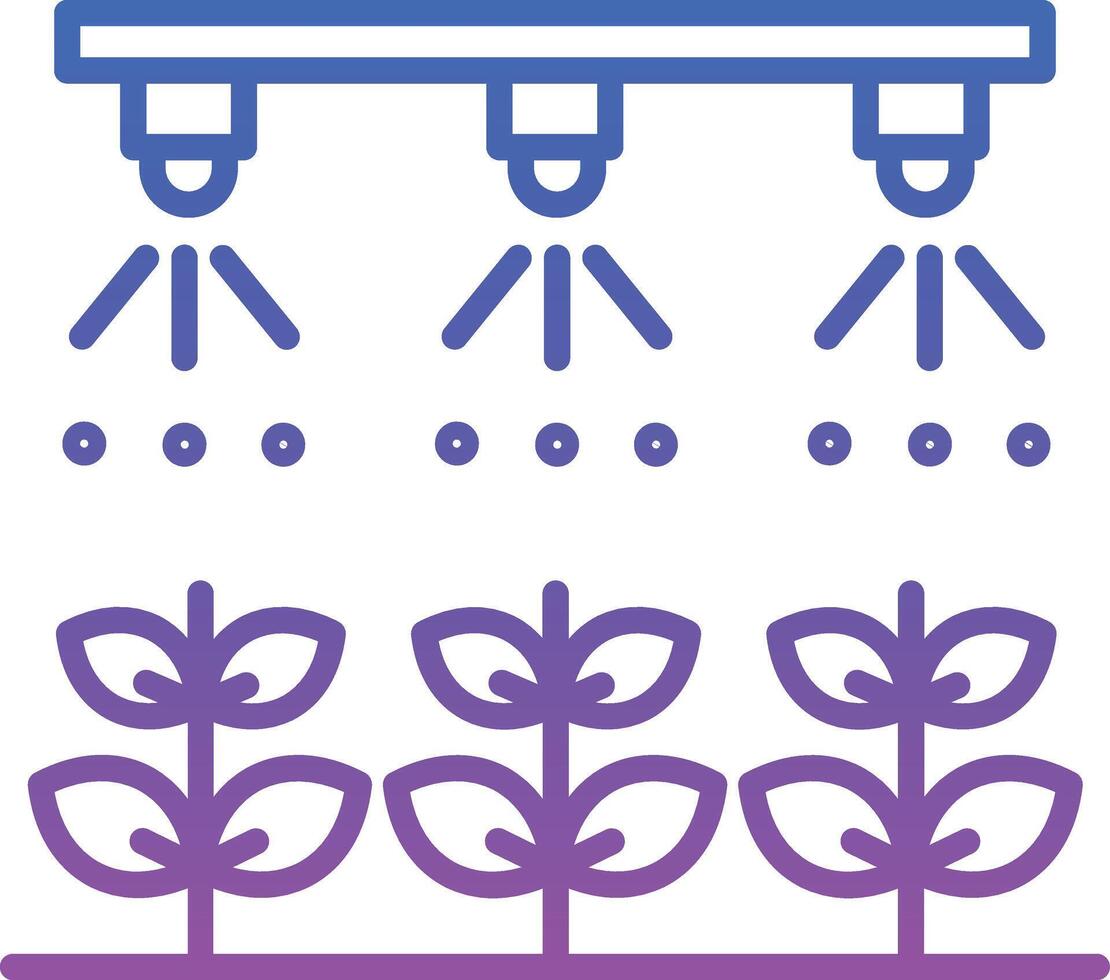Irrigation Illustration Icon vector