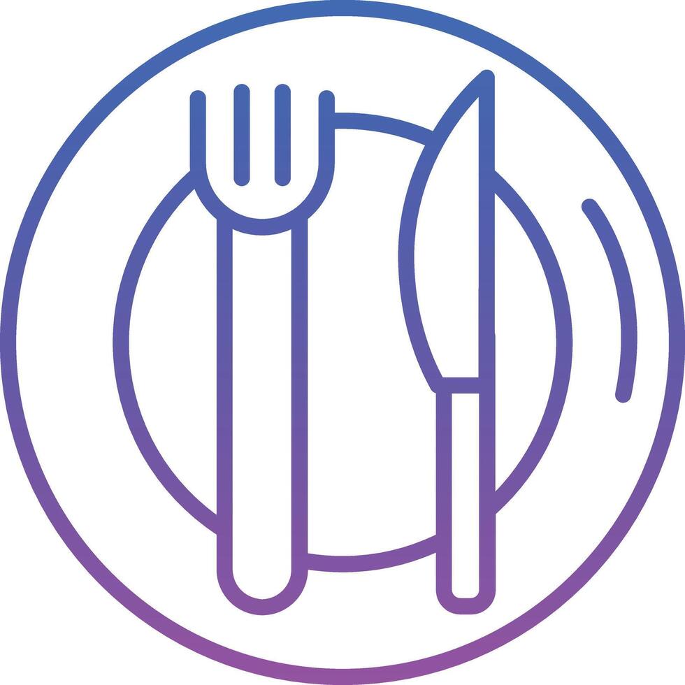 Cutlery Illustration Icon vector