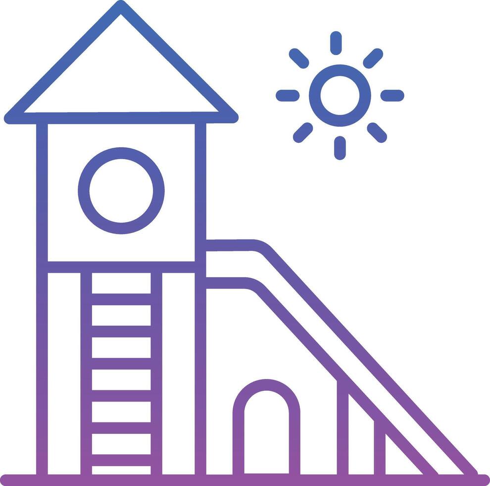 Playground Illustration Icon vector