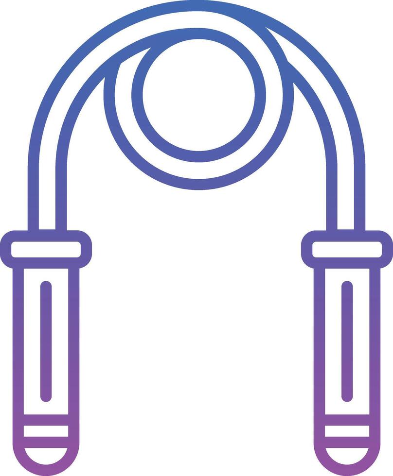 Skipping Rope Illustration Icon vector