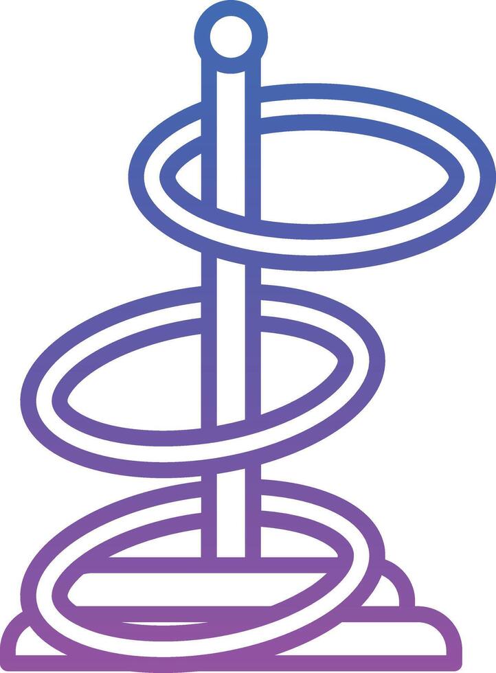 Ring Toss Illustration Icon vector
