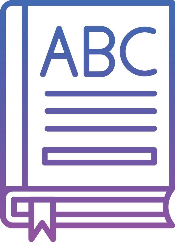 Book Illustration Icon vector