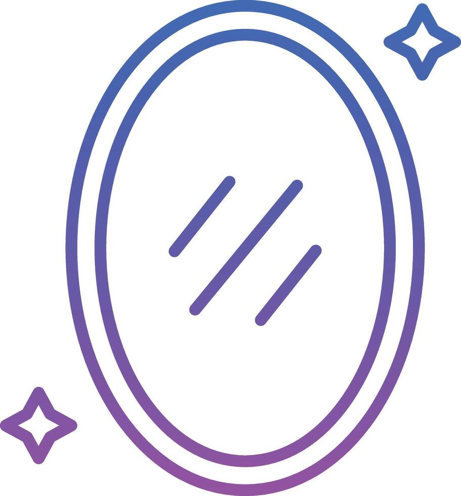 Mirror Illustration Icon vector