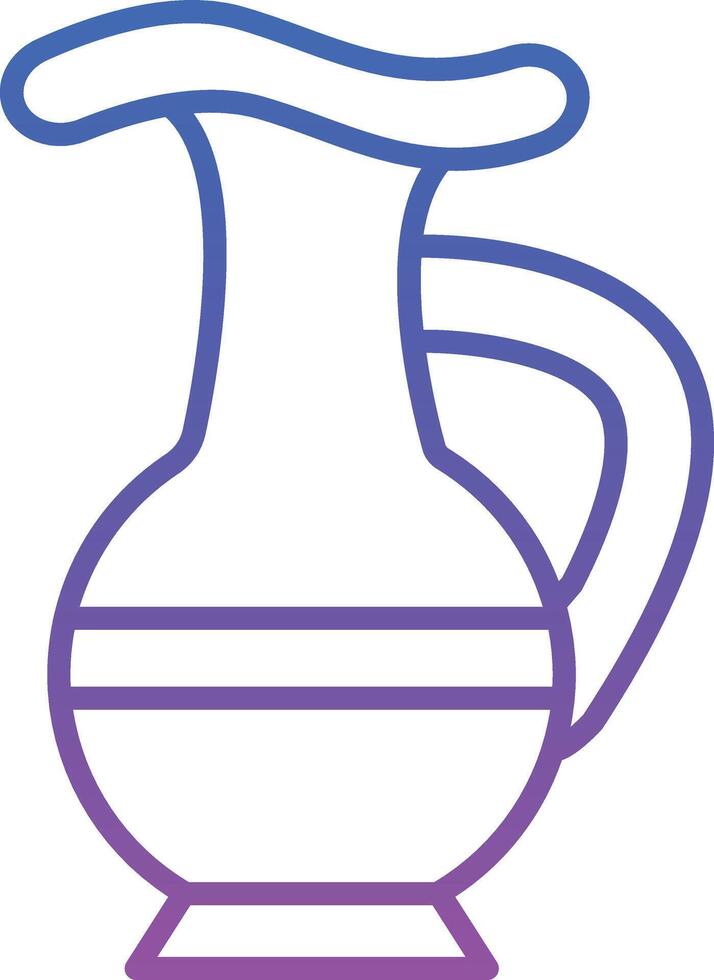Pitcher Illustration Icon vector