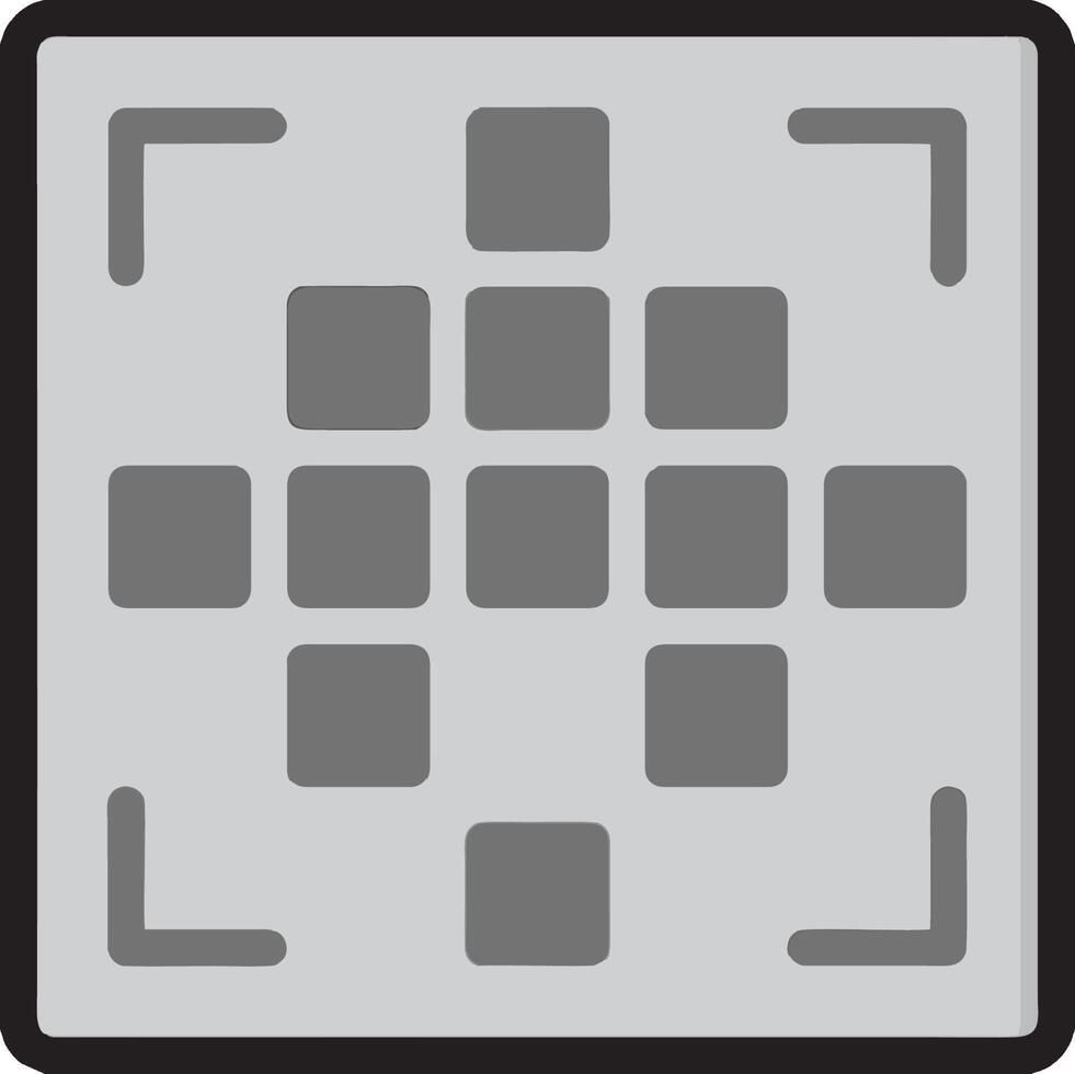 A square with squares on it vector