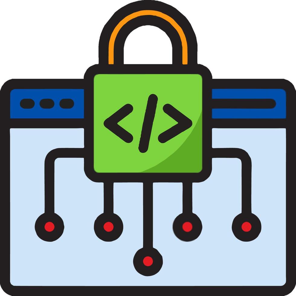 A green padlock with a code on it vector