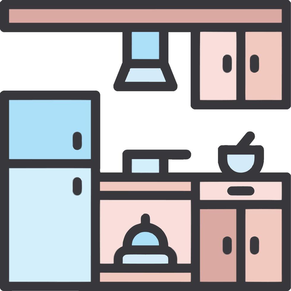 Kitchen icon illustration vector