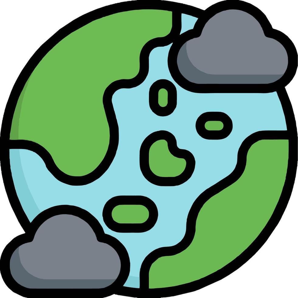Earth globe icon vector