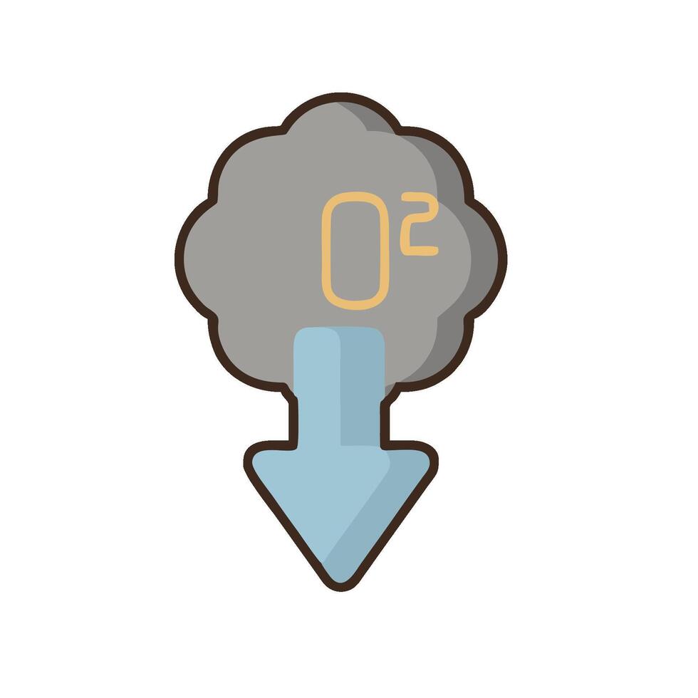 A cloud with a smoke coming out of it vector