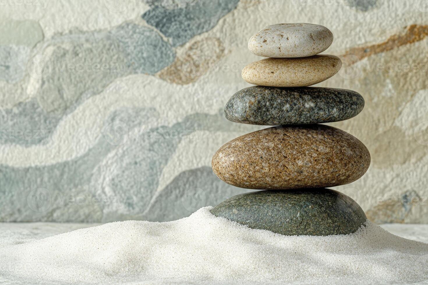 A stack of rocks photo